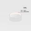 Миниатюра фото потолочный светодиодный светильник maytoni zon c032cl-36w4k-rd-b | 220svet.ru